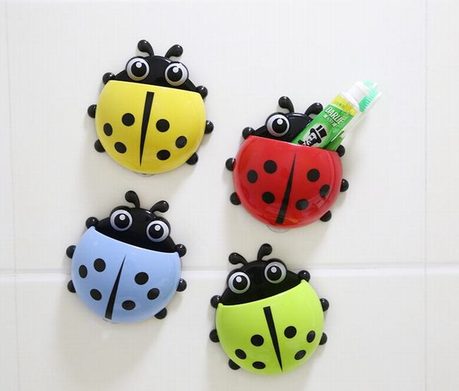 Ladybird toothbrush holder